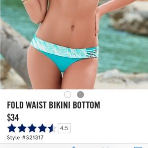 VENUS foldover bikini bottom